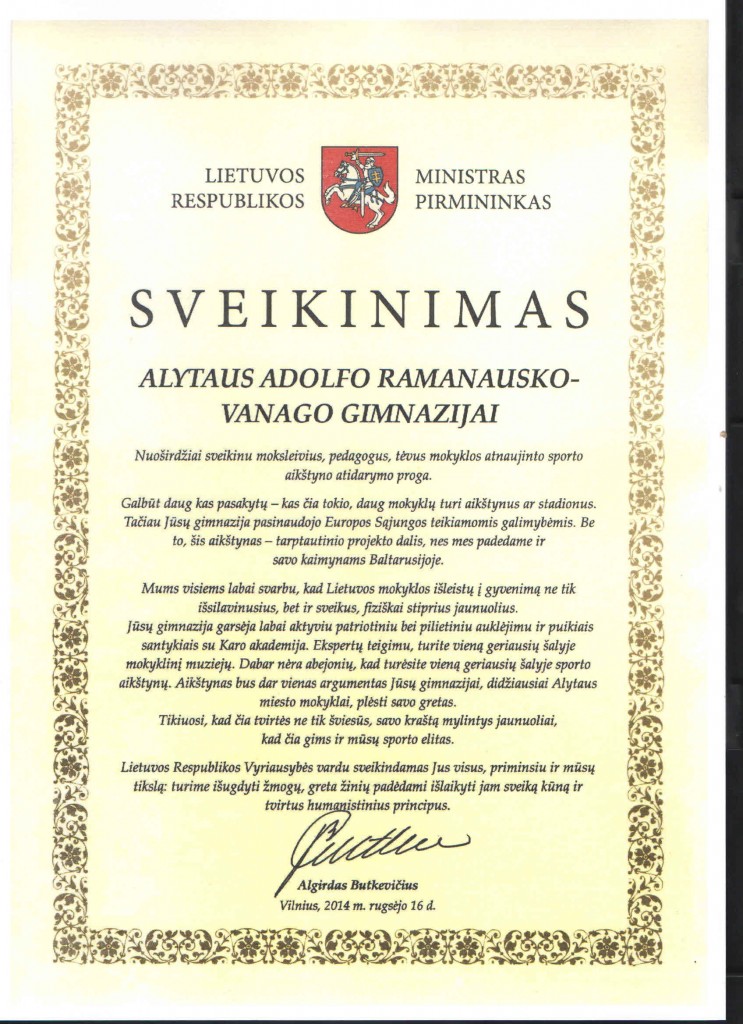 sveikinimas