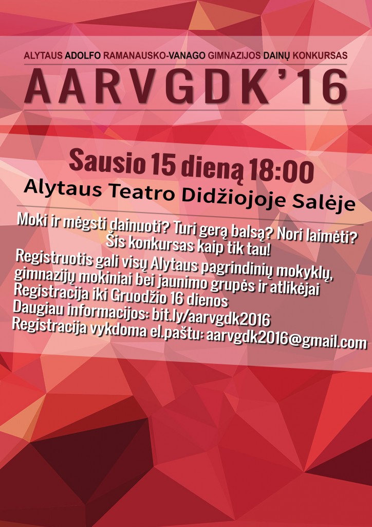 AARVGDK 16 su registracija